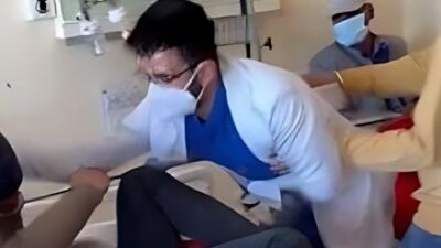 Doctor assaults patient - screenshot