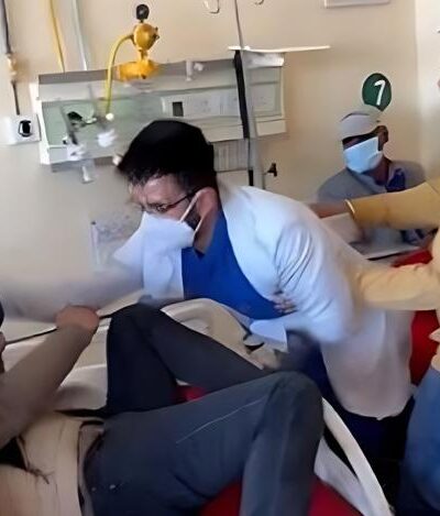 Doctor assaults patient - screenshot