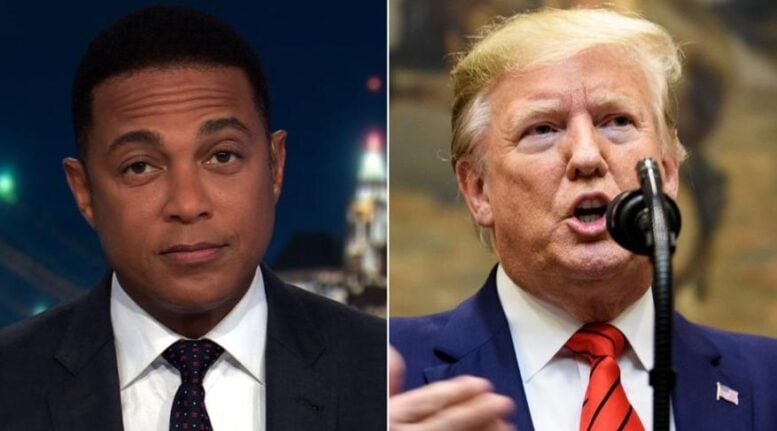 Don Lemon and Donald Trump - screenshot