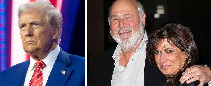 Donald Trump - Rob Reiner and wife Michele
