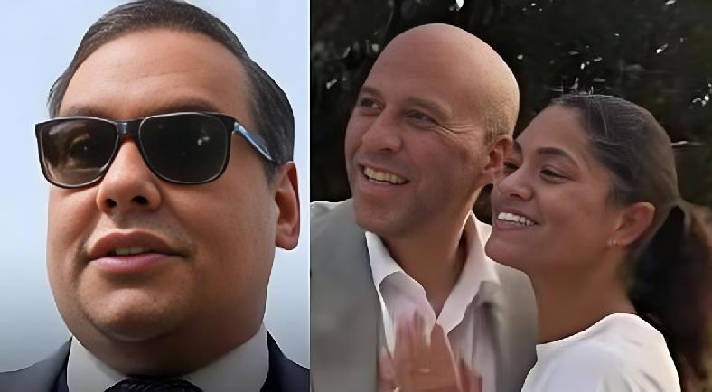 George Santos and Cory Booker & Alexis Lewis