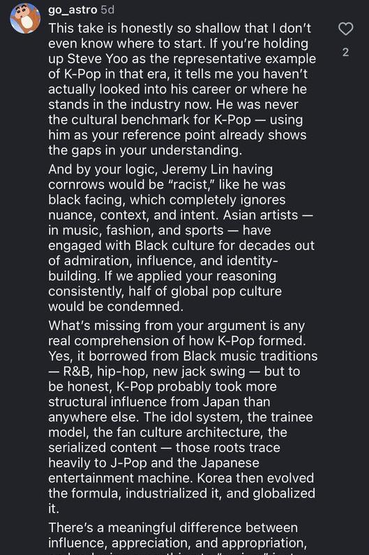 -pop defender comment - screenshot