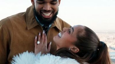 Karl-Anthony Towns and Jordyn Woods - via Instagram