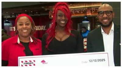 TGI Friday&rsquo;s server rewarded for viral act of kindness at Atlanta airport