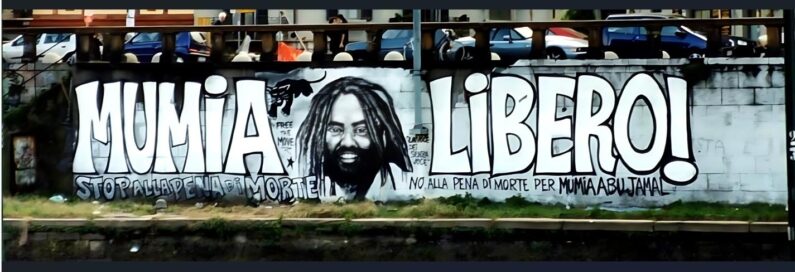 Mumia Abu Jamal mural - via Facebook