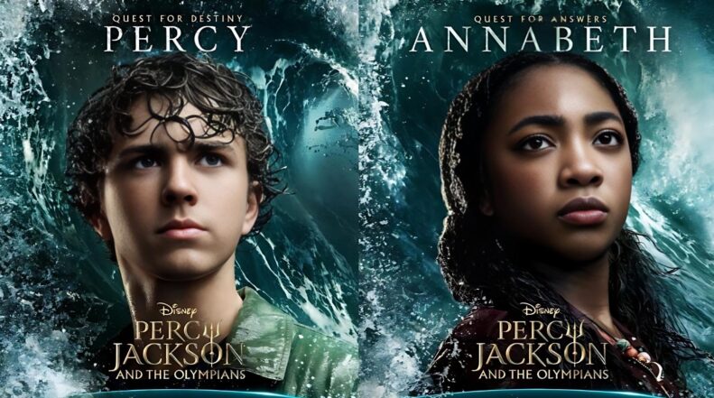 Percy Jackson cast (Walker Scobell & Leah Sava Jeffries ) - screenshot