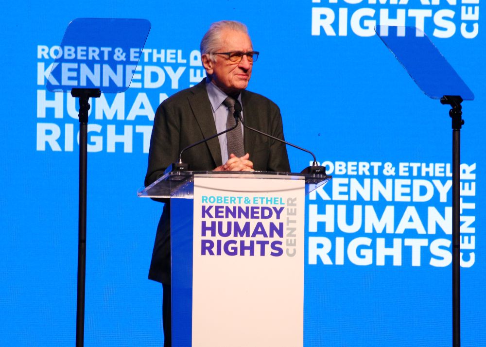 Robert DeNiro (photo courtesy of Robert & Ethel Human Rights Center)
