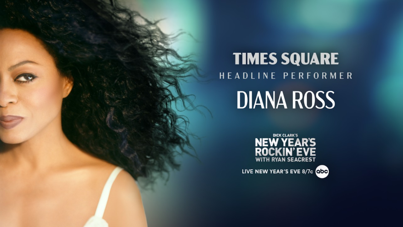 Diana Ross to perform at 'Dick Clark&rsquo;s New Year&rsquo;s Rockin&rsquo; Eve with Ryan Seacrest 2026'