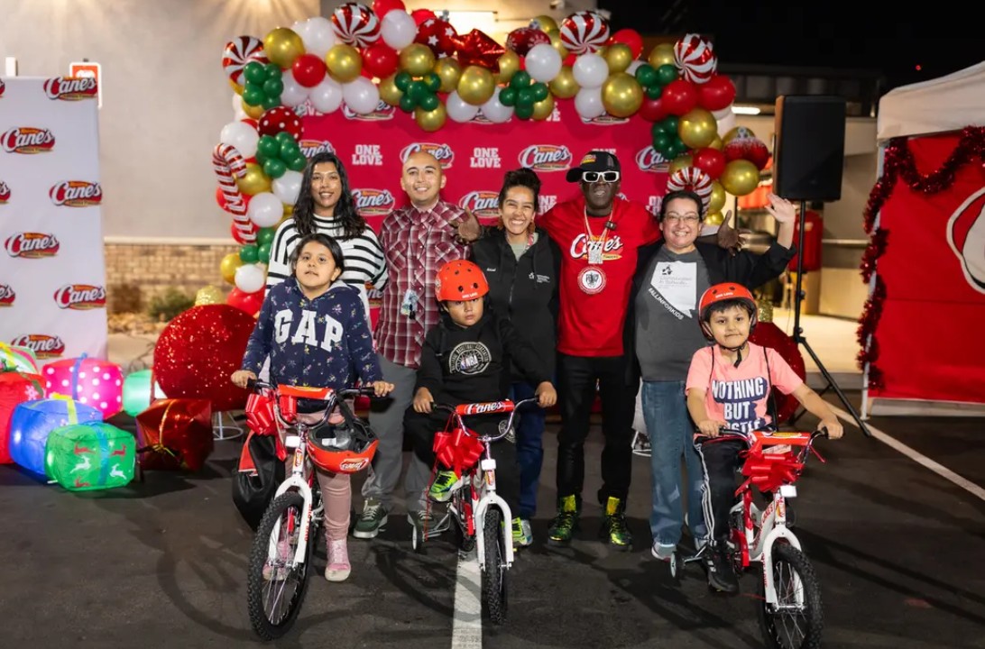 Flavor Flav gives bikes to kids with Raising Cane&rsquo;s