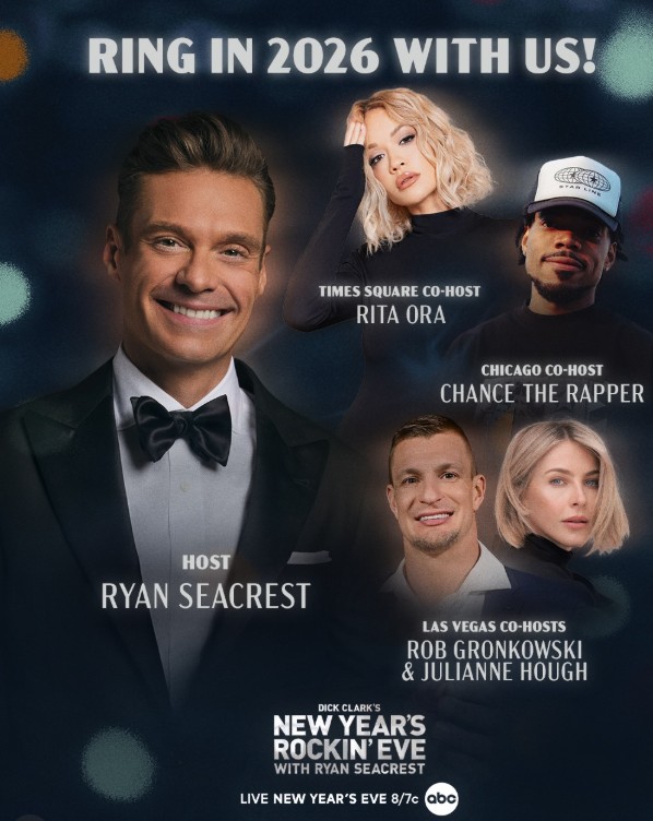 Dick Clark’s New Year’s #RockinEve with @RyanSeacrest