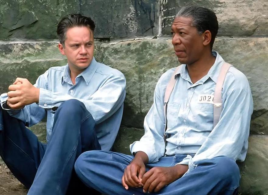 The Shawshank Redemption (Tim Robbins and Morgan Freeman) - via Columbia Pictures
