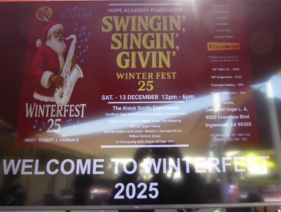 WinterFest "25 Signage, Photo Credit, Ricky Richardson