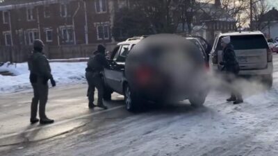 ICE Shooting of woman in Minneapolis - via screenshot
