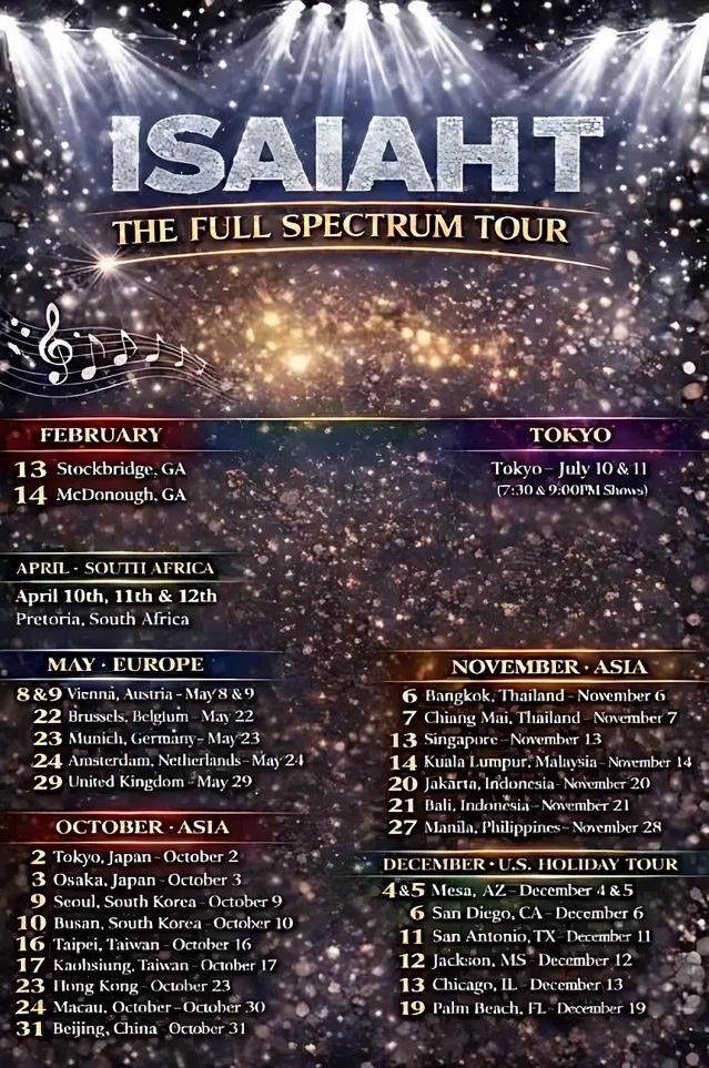 Isaiah T Tour