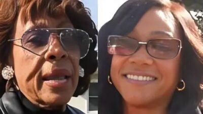 Maxine Waters and Tiffany Haddish in Gardena CA's MLK Jr Day Parade - screenshot