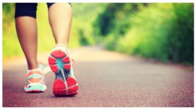 woman walking