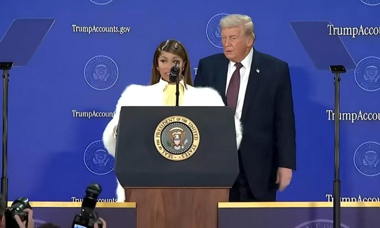 Nicki Minaj and Donald Trump - screenshot