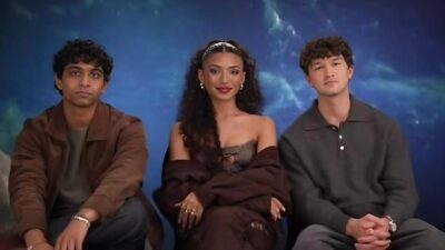 Percy Jackson and The Olympians - Aryan Simhadri, Dior Goodjohn, and Charlie Bushnell - screenshot