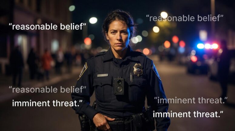 Reasonable Officer on the Scene - via eurAI