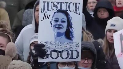 Renee Good protest - via YouTube screenshot