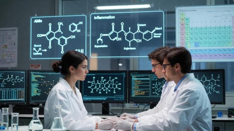 Scientists analyzing molecular structures - via eurAI