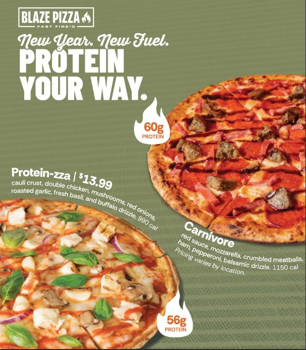 National Pizza Chain Launches GLP-1 Friendly Protein-zza 