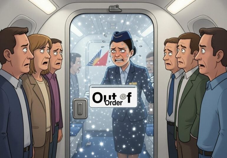 Philippine Airlines Flight Turns into Mid-Air Sh*t err, Poop Show Philippine Airlines Flight Turns into Mid-Air Sh*t err, Poop Show