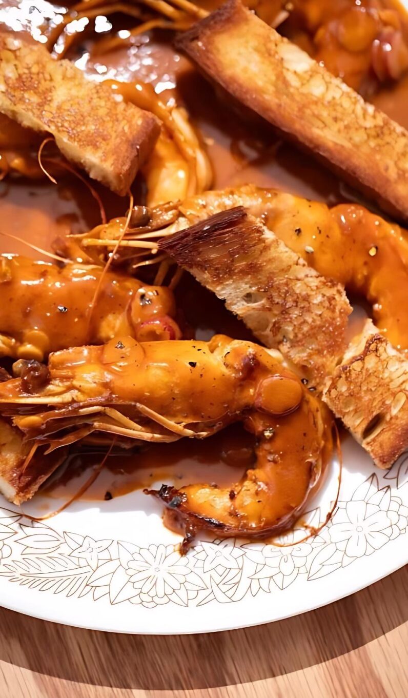 Burdell - Shrimp Meal - via Instagram
