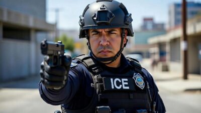 Hispanic ICE agent - via eurAI