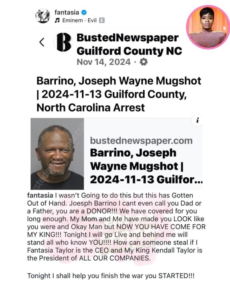 Joseph Barrino mugshot