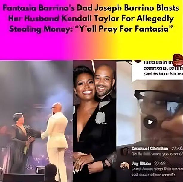 Kendall Taylor and Fantasia and Joseph Barrino - Fantasia Barrino father feud