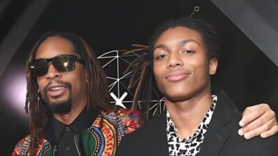 Lil Jon and son Nathan Smith