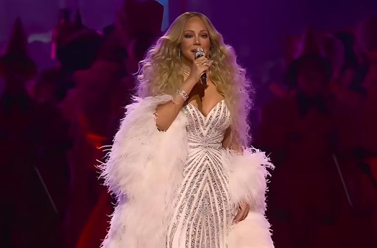 Mariah Carey at the 2026 Winter Olympics - screenshot