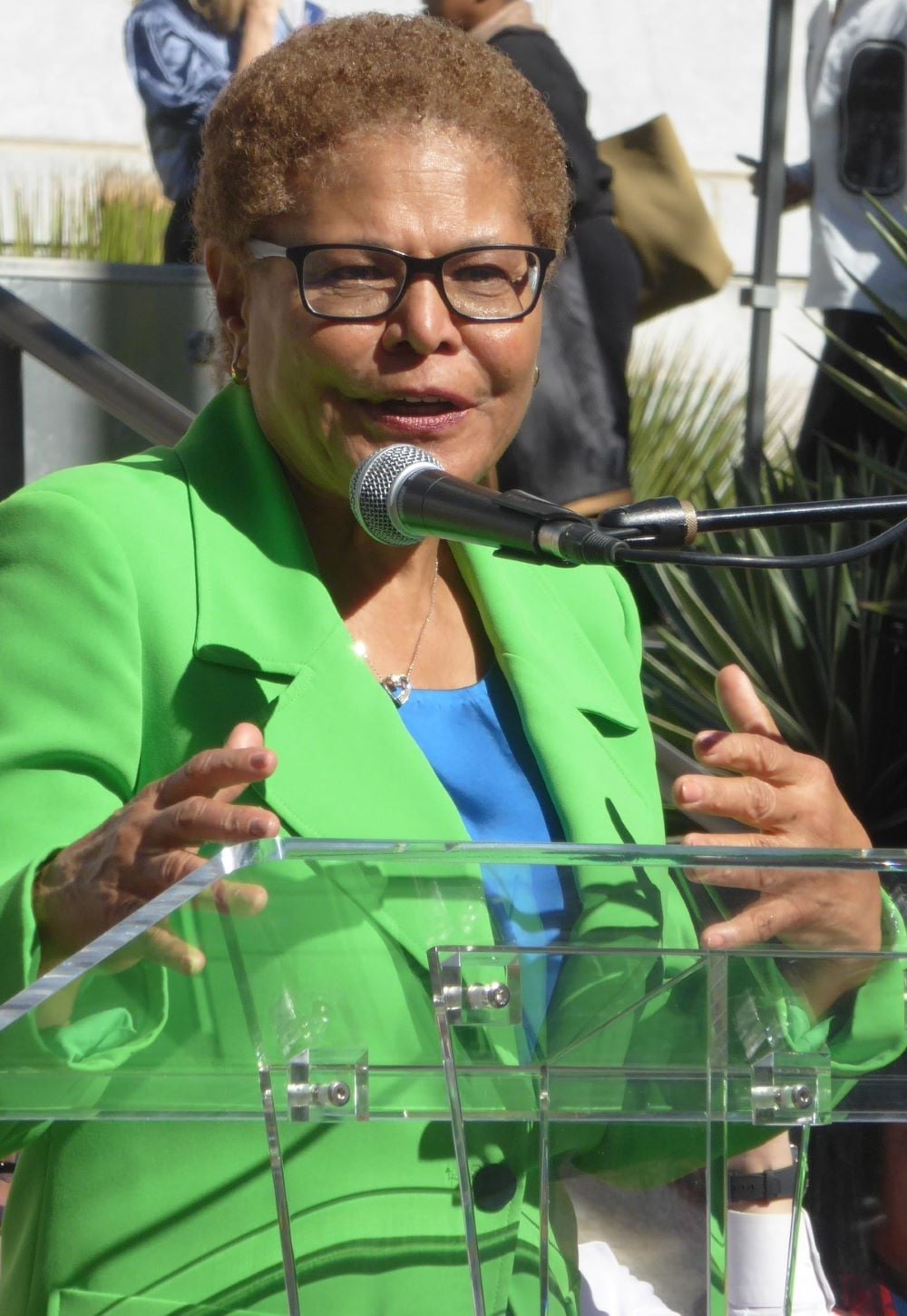 Mayor Karen Bass: Photo Credit, Ricky Richardson