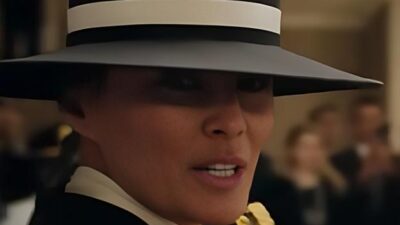 Melania Trump in scene from'Melania' - screenshot