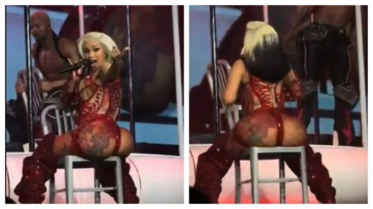 Cardi B on stage