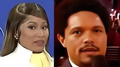Nicki Minaj and Trevor Noah - screenshot