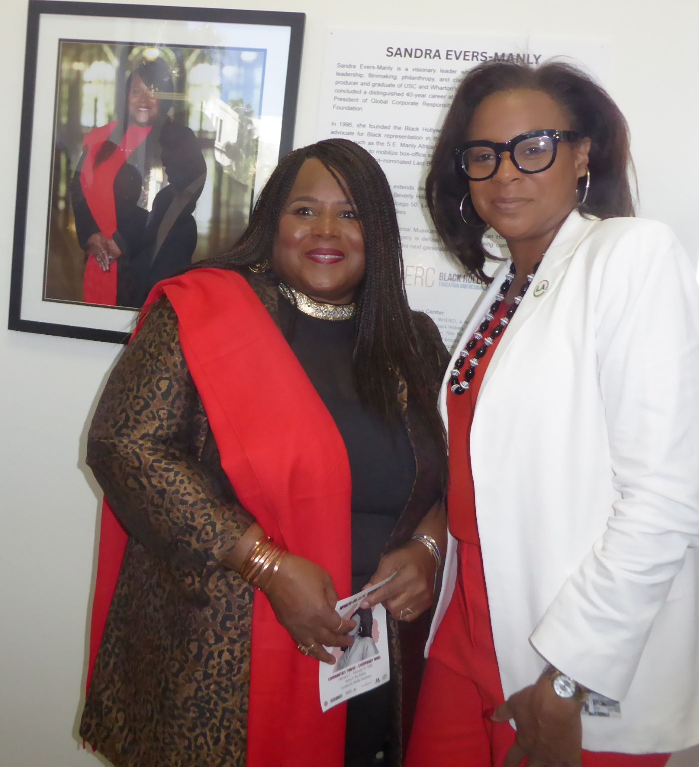 Sandra J. Evers-Manly and Capri Maddox, Los Angeles Civil Rights General Manager/Executive Director: Photo Credit, Ricky Richardson