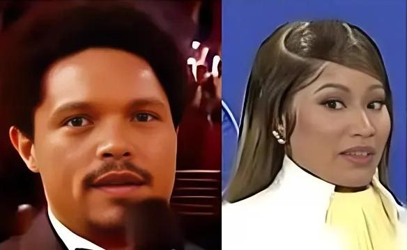Trevor Noah and Nicki Minaj - screenshot