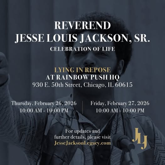 Reve. Jesse Jackson Service Flyer