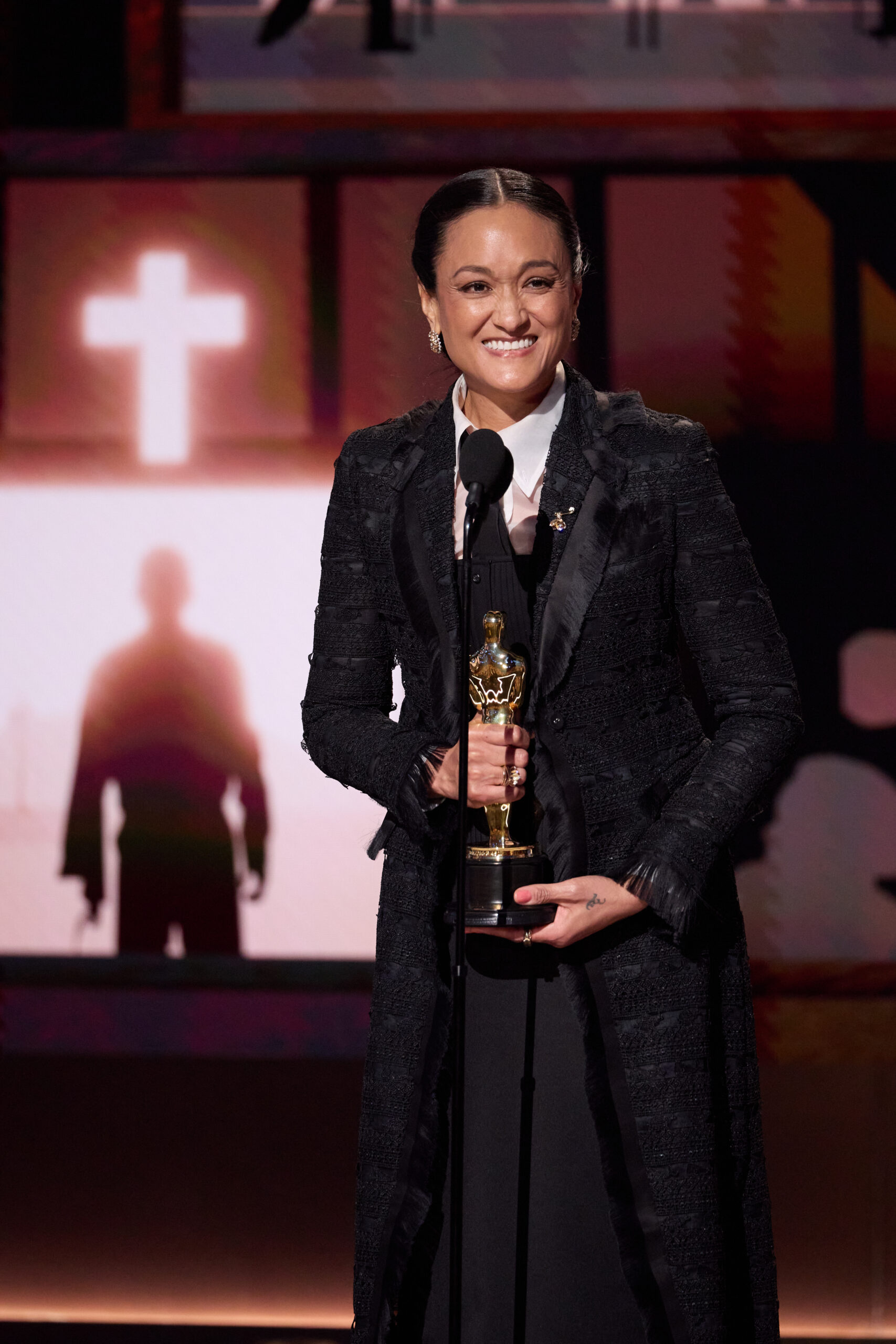 Autumn Durald Arkapaw accepts the Oscar® for Cinematography during the 98th Oscars® at the Dolby® Theatre at Ovation Hollywood on Sunday, March 15, 2026.