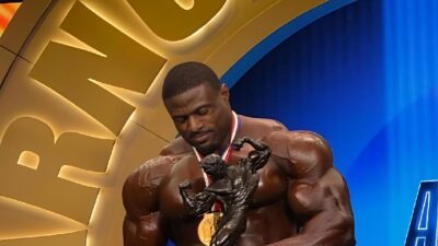 Andrew Jack and 2026 Arnold Classic trophy - via Instagram