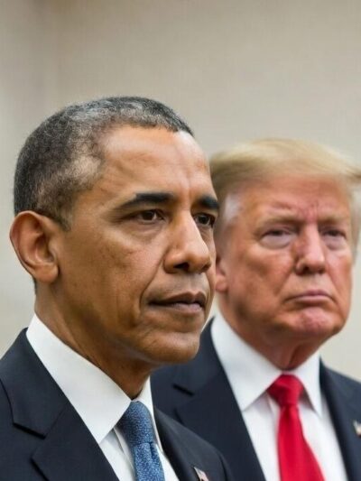 Barack Obama and Donald Trump - via eurAI