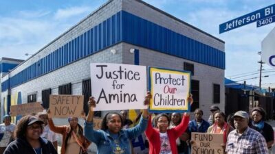 Families and activists demand accountability outside ISANA Nascent - via eurAI