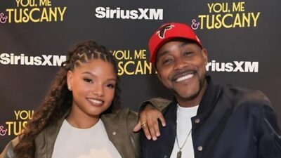 Halle Bailey and Will Packer - Getty Images for SiriusXM