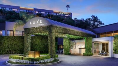 The DPA Music Lounge at The Luxe Sunset Boulevard Hotel during Grammy Week.