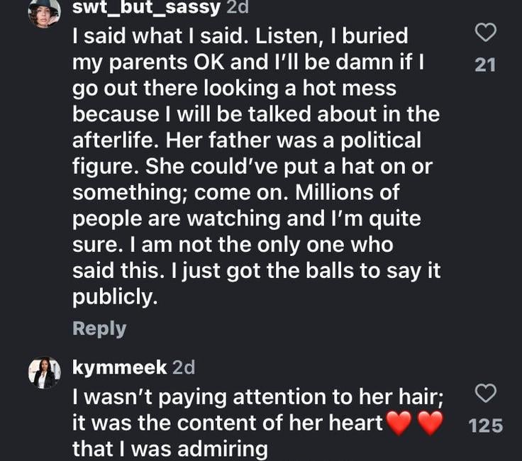 Reactions to Jacqueline Jackson’s natural hair - (via Lipstick Alley)