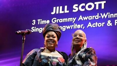 Jill Scott and Susan L Taylor at National Cares Gala (photo courtesy of National Cares)