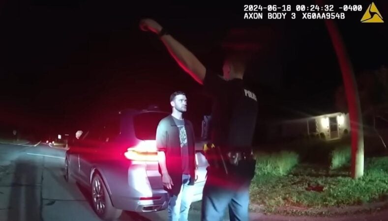Justin Timberlake (DWI arrest) - screenshot