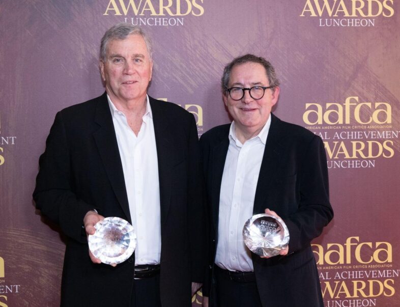 Michael Barker and Tom Bernard at 2026 AAFCA Special Achievement Awards